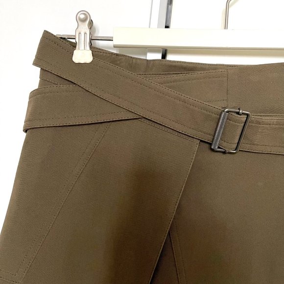 Belstaff Khaki Ryder Wrap Mini Skirt - Picture 4 of 9
